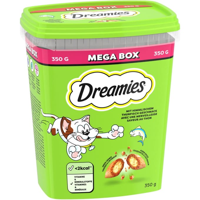 4x350g Tonijn Megatub Dreamies Kattensnacks