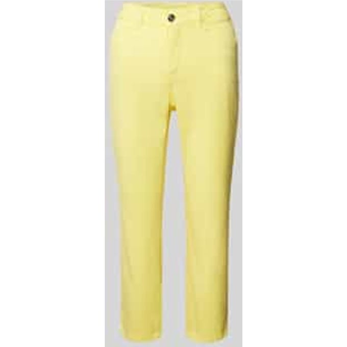 Slim fit broek met verkort model