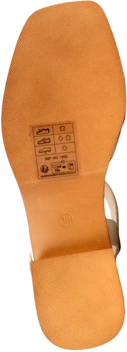 Alénoa leren sandalen met hak