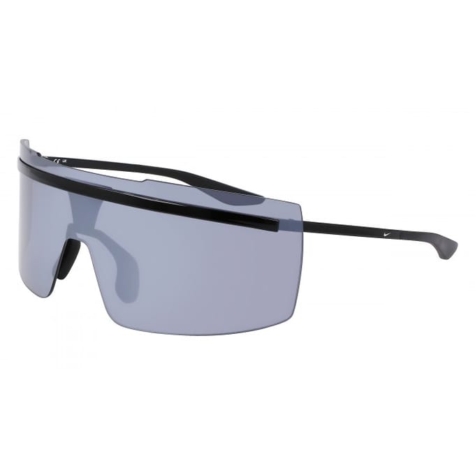 Nike Heren Echo Shield Zonnebril (Zwart/Grijze Flash)