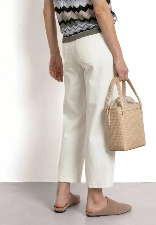 7/8 High Waist Wide Legs jeans in Loose Fit