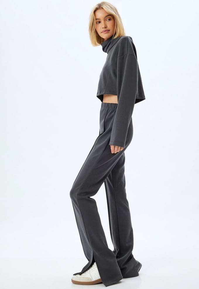 Normale taille Spleet gedetailleerd Broek