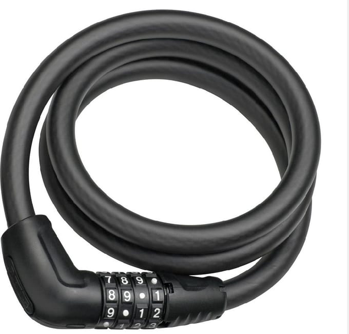 ABUS Tresorflex 6615C Kabelslot - Cijferslot - black - 85cm