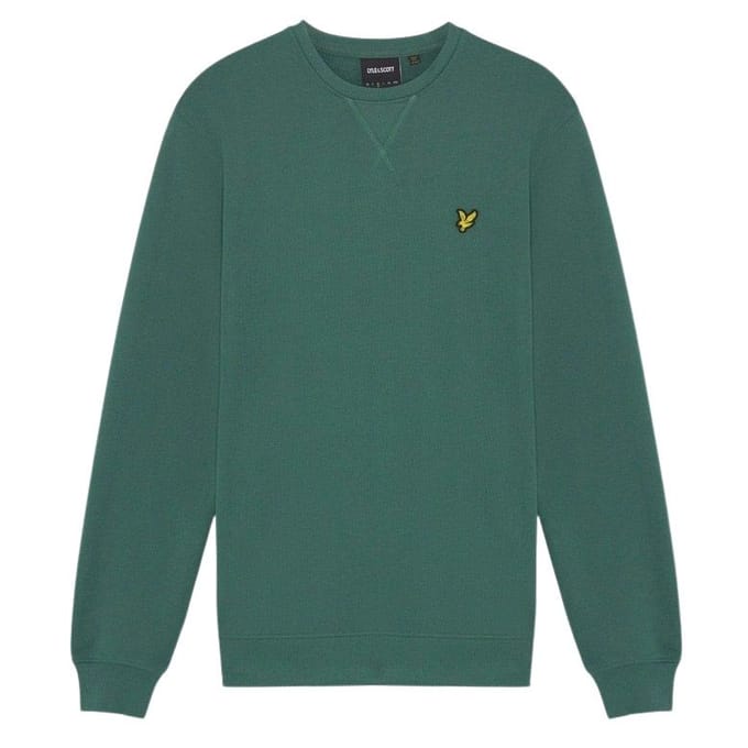 Lyle & Scott Sweat Crewneck Everglade Groen - Maat M - Heren - Sweaters