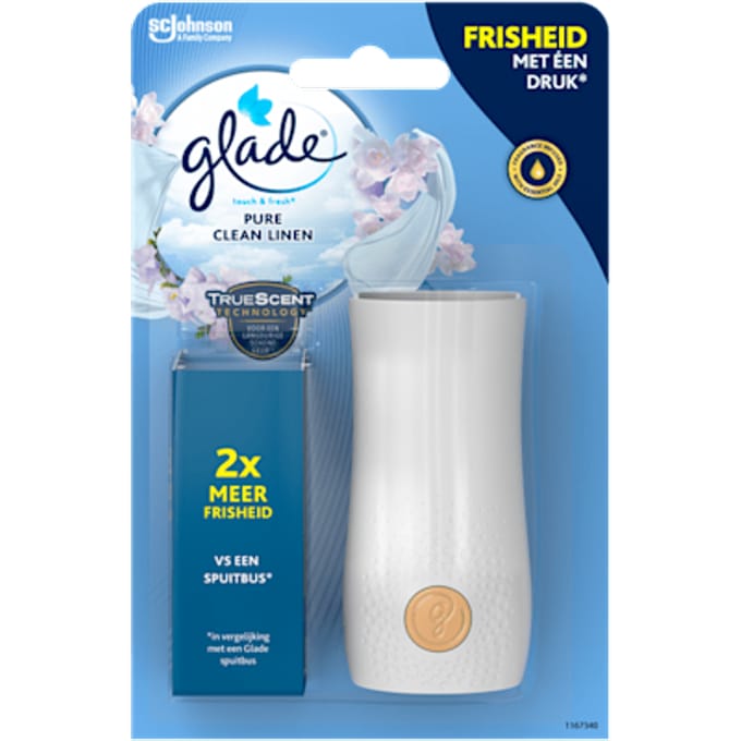 Glade Touch & Fresh Pure Clean Linen houder 10ML