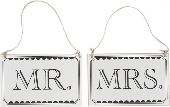 Ginger Ray - Ginger Ray - Mr & Mrs bordjes