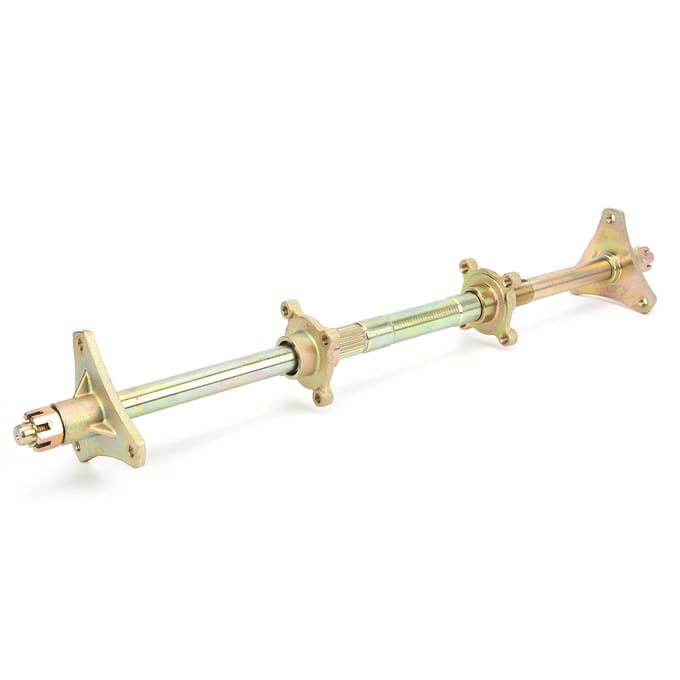 Kit d'assemblage d'essieu arrière avec moyeu de pignonnerie Bride en acier Remplacement pour VTT 50cc-110cc beige