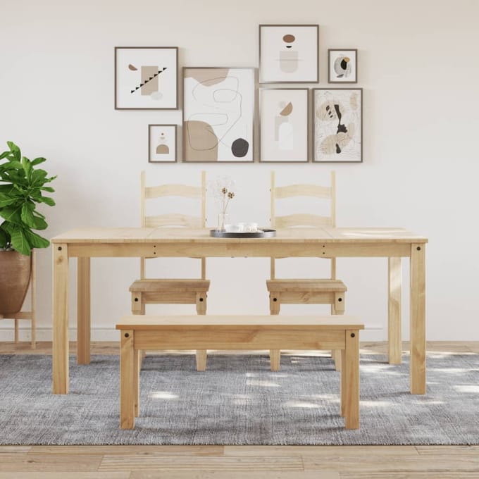 vidaXL - Eettafel - PANAMA - 180x90x75 - cm - massief - grenenhout