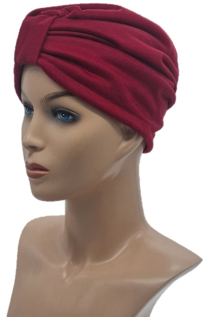 Johnson Headwear® - Chemo muts - Bordeaux Rood - Dames muts - Chemo Cap - Muts - Cap - Hoofddeksel - Zomer Mutsje