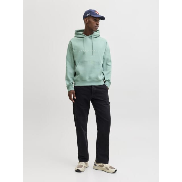 JACK&JONES Zachte Hoodie Sweatshirt met Logoprint en Capuchon