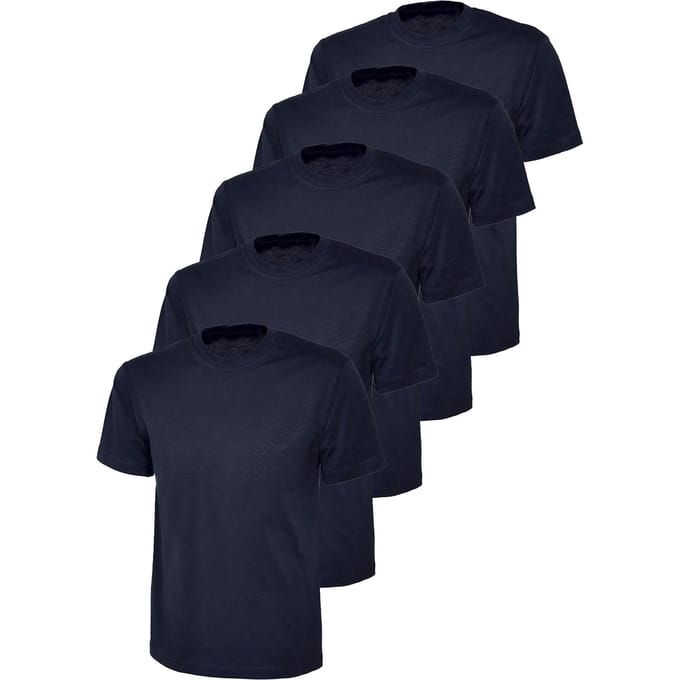Kruze Vrouwen Crew Neck T-Shirts (5 Pack)