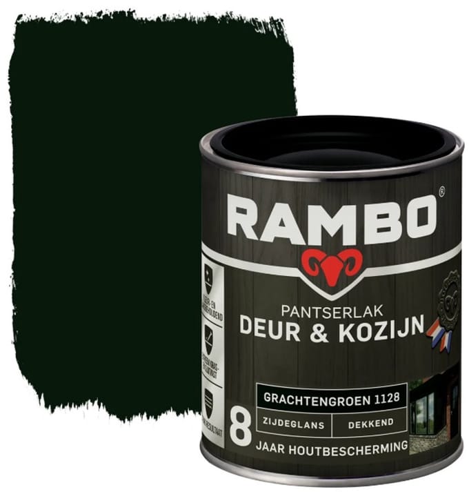 Rambo Pantserlak Deur en Kozijn - 2.5L - Grachtengroen
