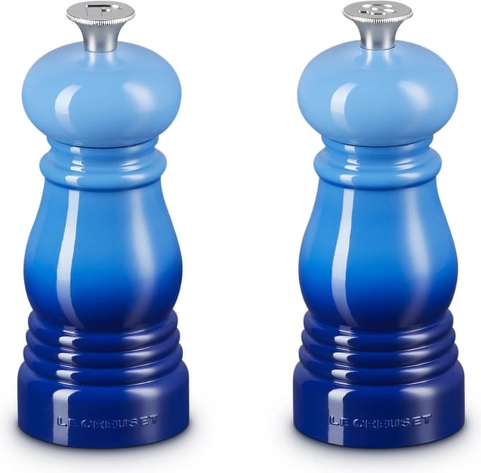 Le Creuset Mini Peper- en zoutset - Azure - 12 cm