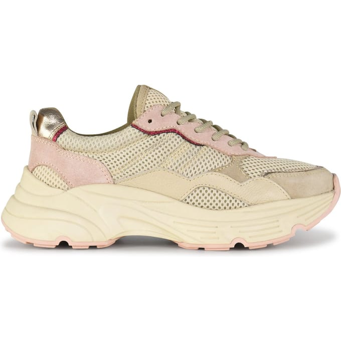 PS Poelman TOKIO - maat 36 - Dames Sneakers - Beige Multi