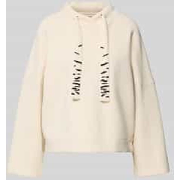 Oversized sweatshirt met tunnelkoord