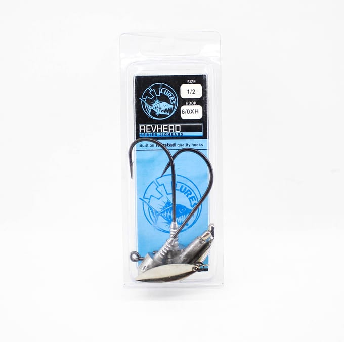 Tackle Tactics TT Rev Head Tête plombée HD Nickel Willow 1/2 oz 6/0XH (2611)