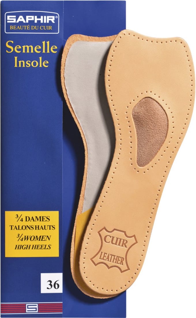 Saphir dames 3/4 zooltjes met voorvoetsteun maat 38