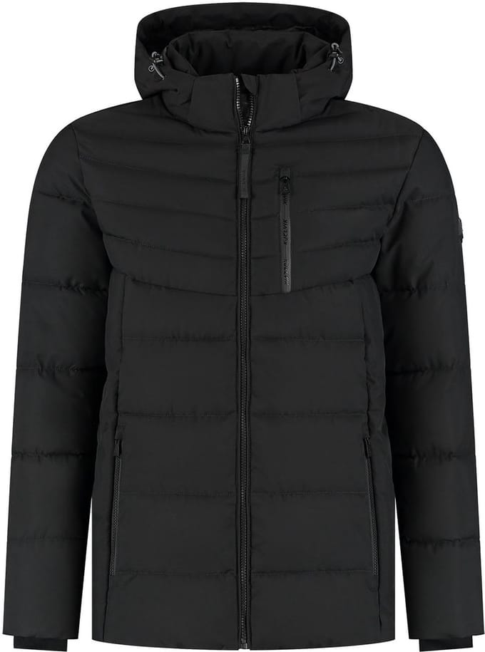 Kjelvik Hesse Heren Outdoorjas - Black