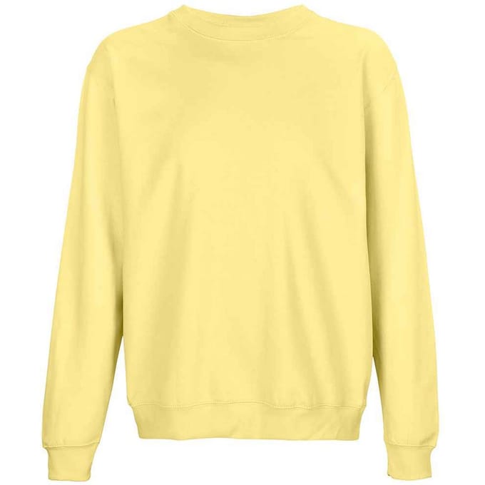 SOLS Columbia Unisex Sweatshirt voor volwassenen (Lichtgeel)