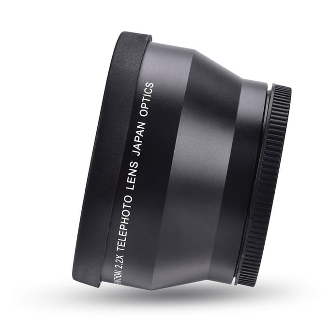 67mm 2.2X Universele Teleconverter Lens DSLR Camera's Accessoire black