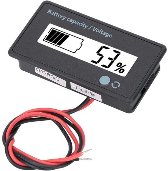 Dailygoody - Accucapaciteit Monitor - LCD-display - Eenvoudig in