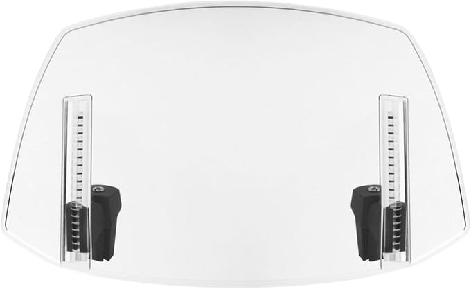 Fiets Winddeflector - Verstelbare Spoiler - Verbeterde Bescherming - Gestroomlijnd Aerodynamisch - 30x19x5 cm - Transparant