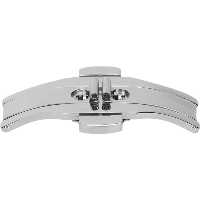 Universele Vlindersluiting Roestvrij Staal Delicate Horloge Vouwsluiting Vervanging gray