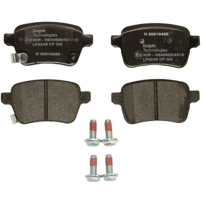 Remblokset DELPHI LP3246, achter