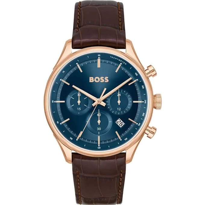 Hugo Boss - Heren Horloge Gregor - Bruin
