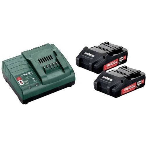 Metabo Basic-Set 2 x 2.0 Ah 685161000 Gereedschapsaccu 18 V 2.0 Ah Li-ion