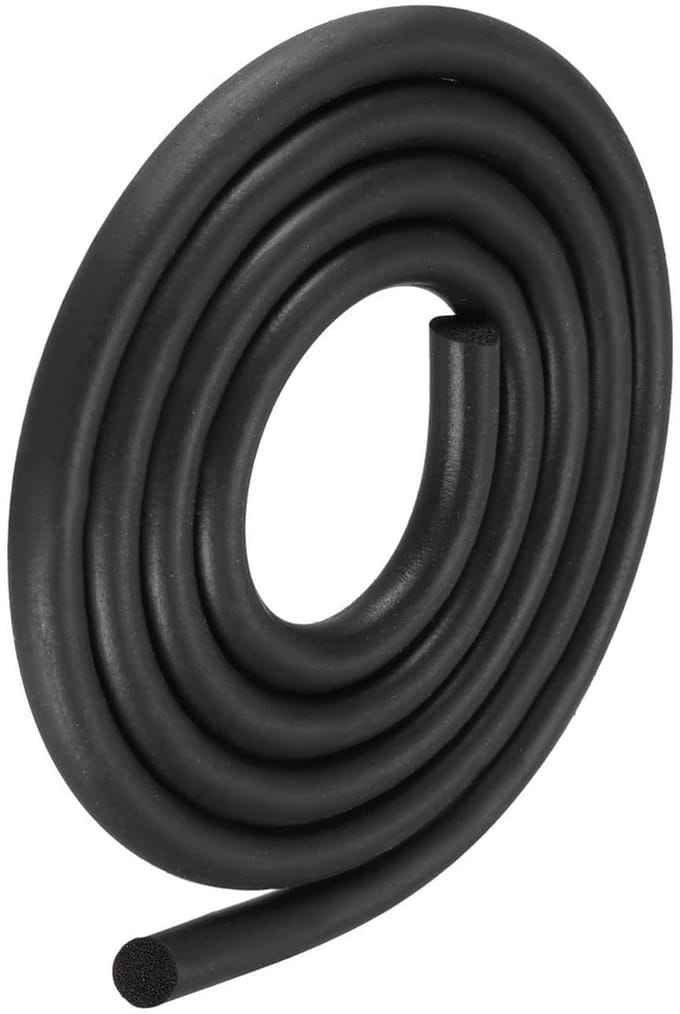 Dailygoods - Schuim Rubber Afdichtstrip 7 mm x 6 m voor Deuren en Machines