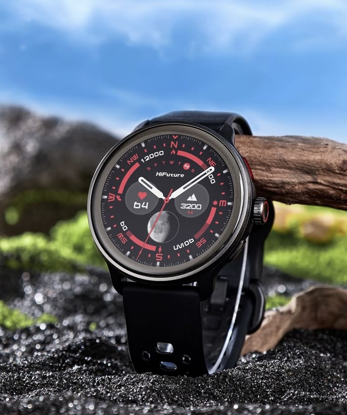 HiFuture VELA Smartwatch – Elegant Design, Bluetooth Bellen & AI-assistent