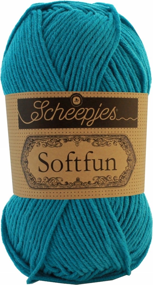 Scheepjes Softfun 50g - 2614 Turqoise