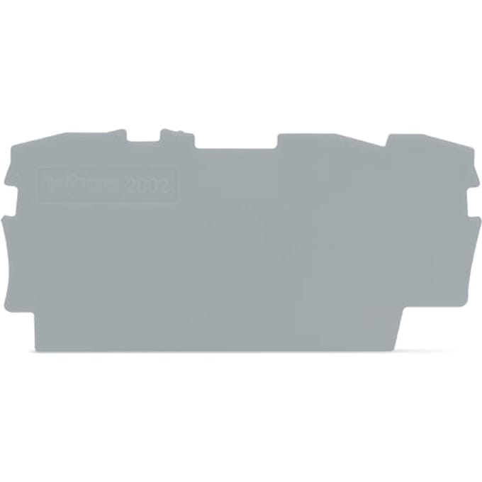 Wago TopJob S Grijze Eindplaat - 2002-1391 [20 Stuks]