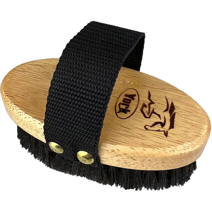 Houten Borstel voor Paard met Haar York Woody