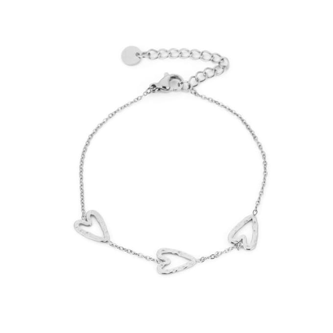three hearts armbandje- sint- kerst- valentijn- sieraad- cadeau- dames