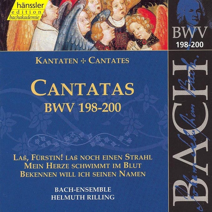 Bach-Ensemble, Helmuth Rilling - J.S. Bach: Cantatas Bwv 198-200 (CD) (Remastered)