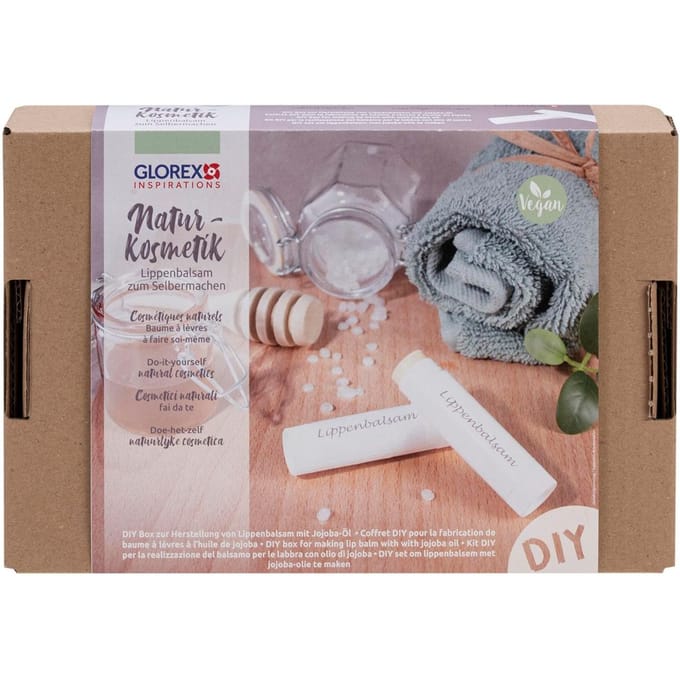 Natuurlijke cosmetica complete set "Lippenbalsem met jojoba-olie"