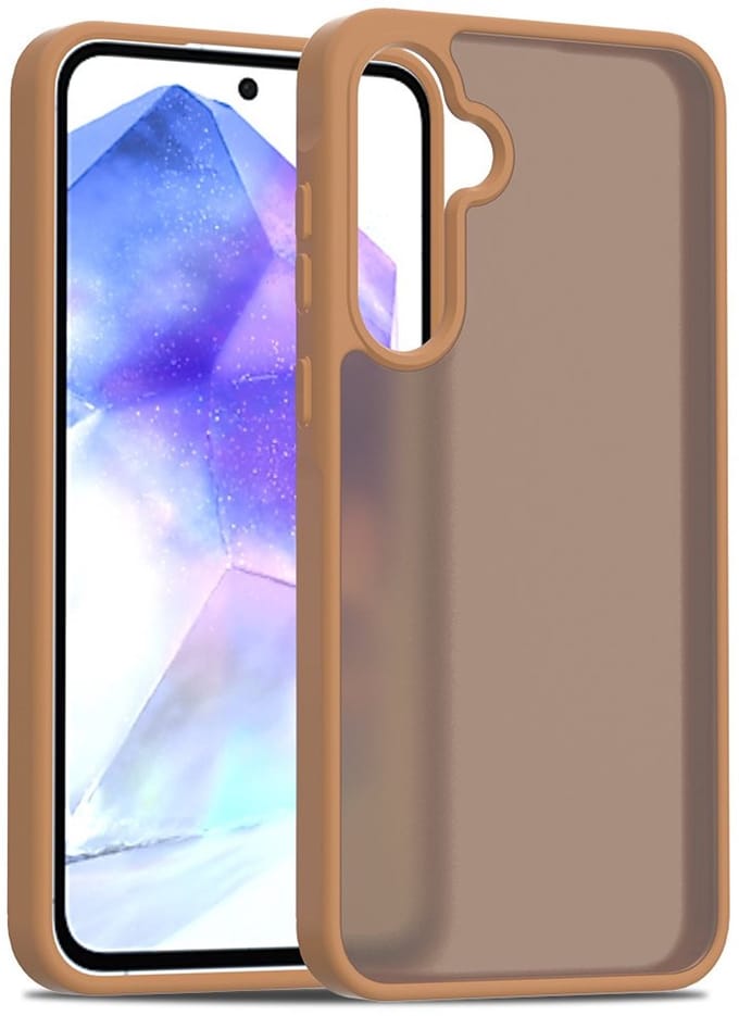 Hoesje geschikt voor A55 Samsung Hoesje - Solidenz Frosted - Desert Titanium