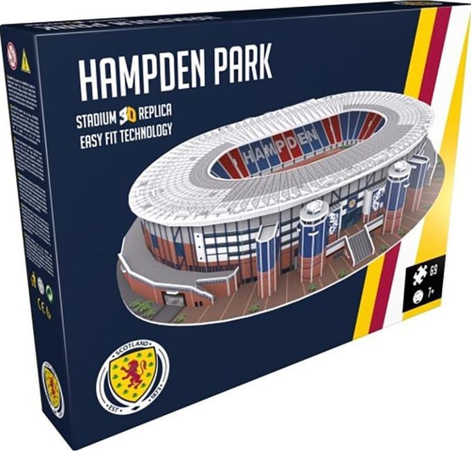 Queens Park FC Hampden Park 3D Puzzel - 69 stukjes