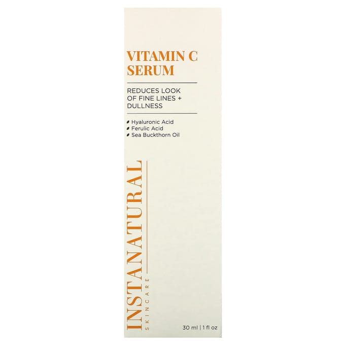 InstaNatural, Vitamine C-serum, 1 fl oz (30 ml) black