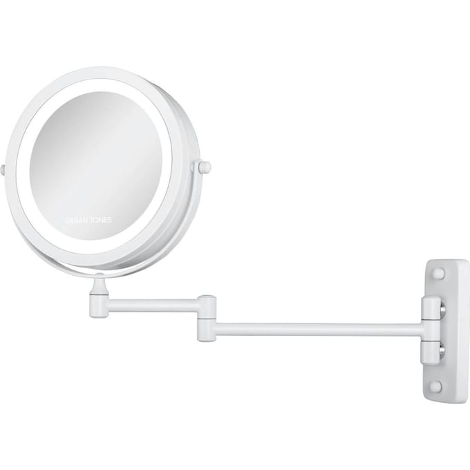 Gillian Jones Double-Sided Wall Mirror White with LED Light 1 st