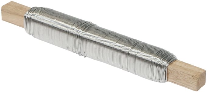 Binddraad wikkeldraad bloemendraad zilver 0,50mm 100g 3 stuks