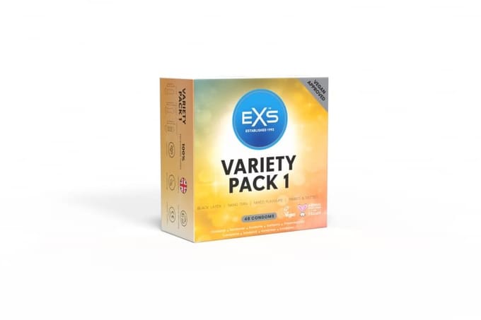 EXS assortimentsverpakking 1 - 48 condooms in diverse varianten