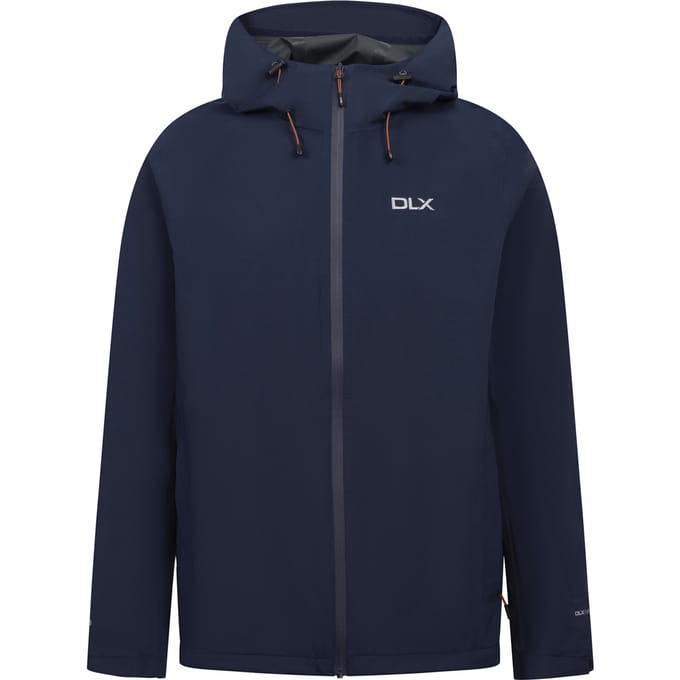 Trespass Heren Strathbeg DLX Waterdichte Jas (Marineblauw)