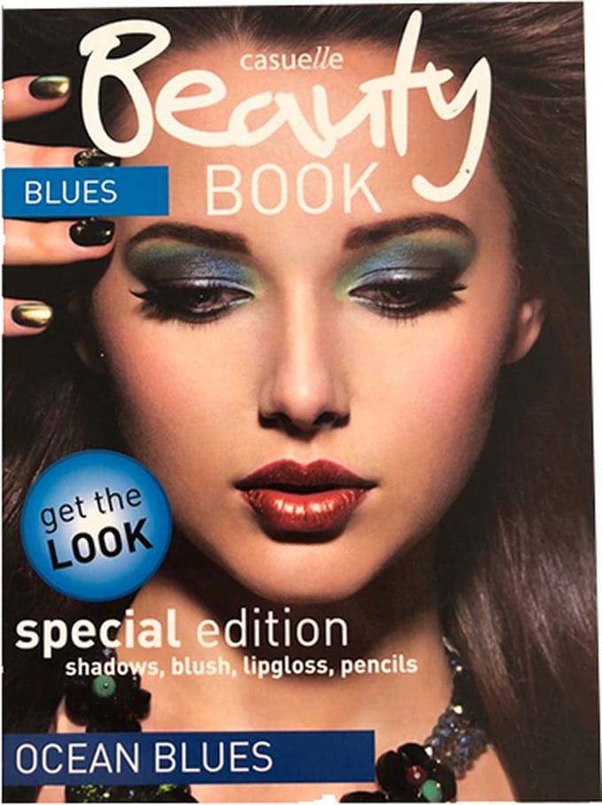 Casuelle - Beauty Book - Ocean Blues - Cosmetic Beauty Book