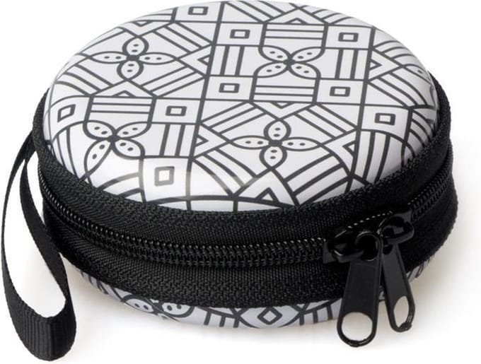 Balvi Portemonnee Geometry 7 X 3 Cm Metaal Zwart/wit