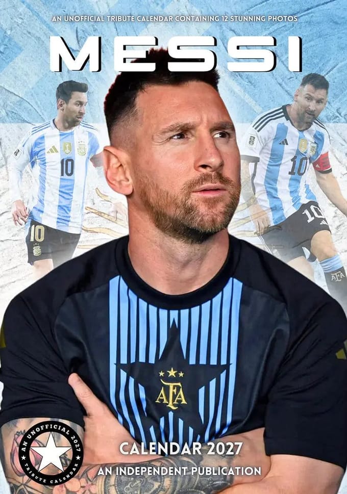 Lionel Messi Kalender 2027 A3