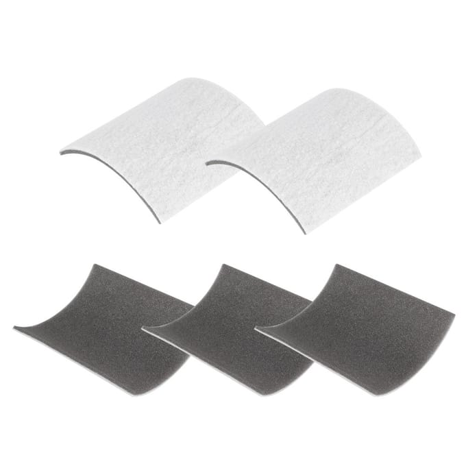 5 stuks Huishoudelijk Universeel Stofzuiger Motor Spons Filter Scherm Zeef Accessoire gray