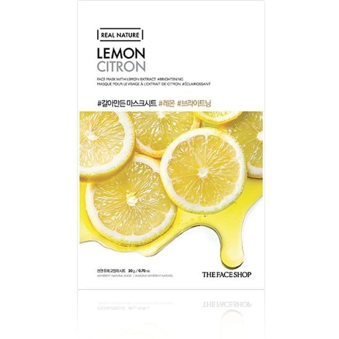 [PROMOTIE]THE FACE SHOP - Real Nature Face Mask - Lemon - 1stuk